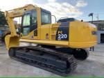 22 Tons of high-efficiency, high-quality yellow Used Komatsu PC220-7