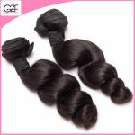 32" Jet Black Virgin Hair Queen Russian Hair AAAAAAA Loose Wave Long Hair