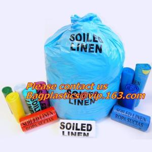 Wholesale 100% Biodegradable household nursing hotel soiled linen,Hospital soiled linen garbage trolley,polythene garbage bags for from china suppliers
