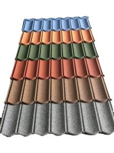 Wholesale Construction Material Popular Classic Materials Stone Coated Metal Roofing Tile from china suppliers