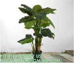 Fake Colocasia Esculenta, Plastic variegata artificial Taro, Subtropics Faux
