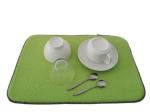 Soft Green and Yellow Combined Kitchen Microfiber Dish Drying Mat