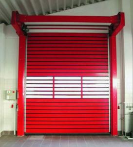 Wholesale Aluminum Windproof High Speed Roller Spiral Door Isolation 380V 50hz Remote Control from china suppliers
