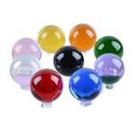 factory wholesale custom colorful decorating acrylic ball for kids play color
