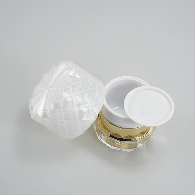 OEM/ODM 50g Cream Jar Acrylic Skin Care Container Cosmetic Jar Plastic Containers