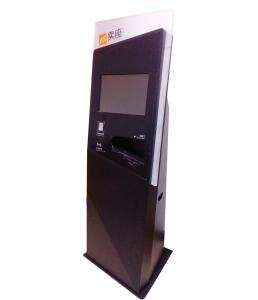 Cinema ticketing Multimedia Kiosks standalone with barcode scanner / printer