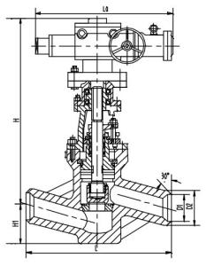 Wholesale Chrome Molybdenum Vanadium Steel Electric Valve Actuator Cut-off Valve J961Y from china suppliers