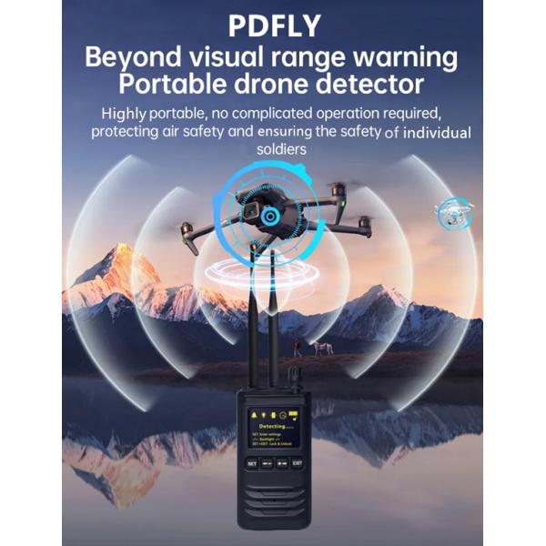2.4G 5.8g Hand Drone Detector for System Long Distance Signal Detector