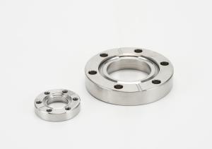 Wholesale Rotatable ISO KF Flange Fittings , Stainless Steel Bored High Vacuum Flange from china suppliers