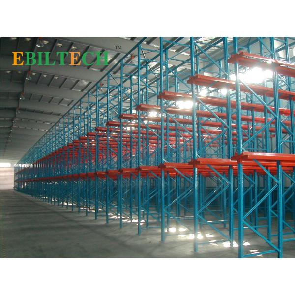 High Density Drive Through Racking System 800 - 2500kgs/Pallet OEM Acceptable