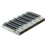 2-2170708-4 ZQSFP+ 1x6 Cage with Heat Sink Connector Included Lightpipe 28 Gb/s