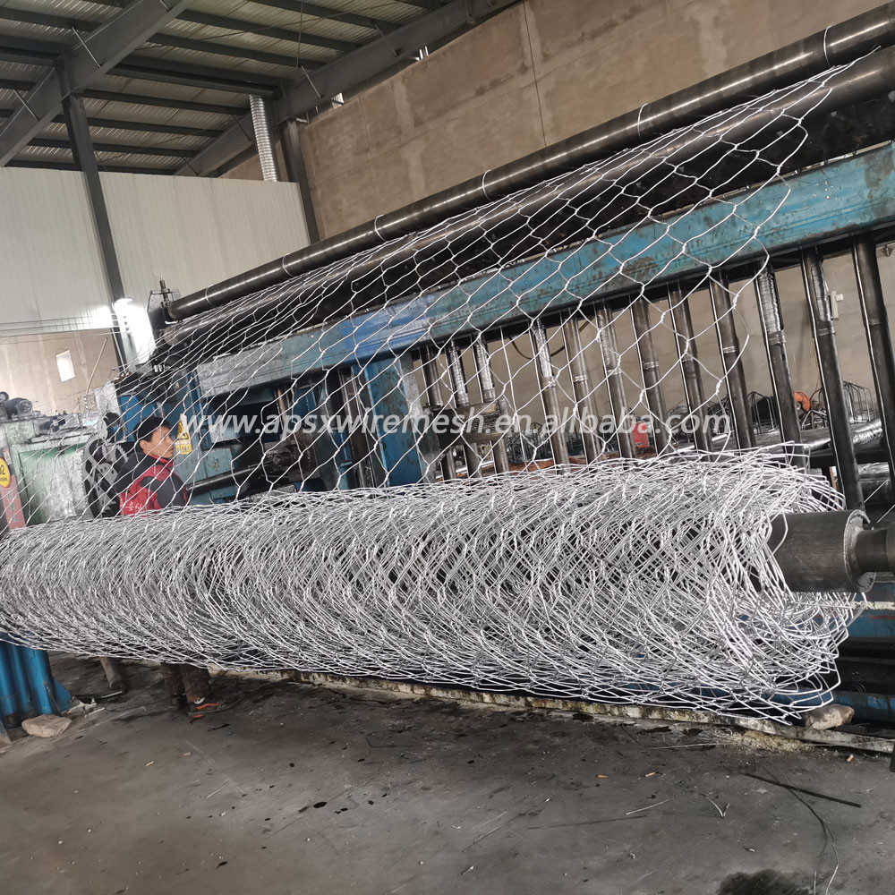 Rock Mesh Retaining Wall Gabion Basket To Stabilize Slopes With Seepage Problems