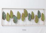 Garden Sversize Framed Handmade Metal Leaf Wall Hangings