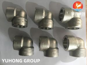 Wholesale ASTM A182 F304 Stainless Steel Forged Fitting 90 DEG. Elbow High Pressure B16.11 from china suppliers
