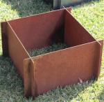 OEM Bottomless Corten Steel Planter Metal Raised Vegetable Beds