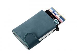 Wholesale PU Leather Money Clip Wallet And Credit Card Holder Rfid Blocking Customized from china suppliers