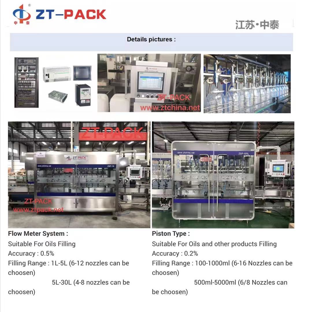 Linear Flow Meter Filling Machine For 500ml-7L Lubricant Oil Petrol Oil