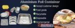 500ml smoothwall aluminum foil disposable oven safe food container,4LB / 1133