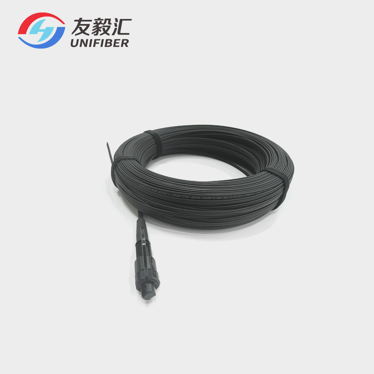 FTTH Mini SC Fibre Drop Cable Pigtail G657A1 100m Outdoor Waterproof