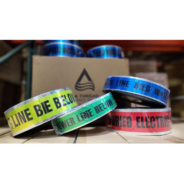 Custom Printed Logo Underground Detectable PE Waterproof Warning Tape for Warning