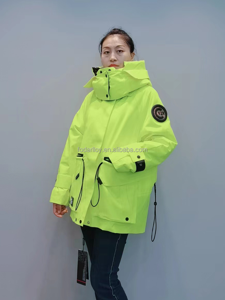 FODARLLOY F22566 Ladies Warm Hooded Cotton-padded Clothes Women Slim Long Winter Jackets Women Coats