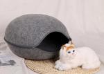 46*38*25cm Egg Shaped Washable Felt Pet Cave House