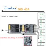 18650 / 21700 Battery BMS 10S 40A 42V Lifepo4 Lithium Ion Battery For RV Car