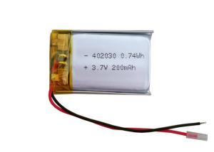 Wholesale Small Rechargeable 3.7Volt lipo battery 402030 200mAh 3.7V li-polymer batteries from china suppliers