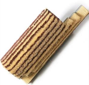 Wholesale Woodwork Polishing Abrasive Sanding Paper Tampico Sisal Fiber Strip Cylindrical Brush Roller from china suppliers