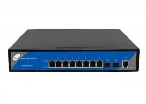 China 32Gbps 8 Port SFP Fiber Switch , 8 Port Gigabit Switch With SFP Slots on sale