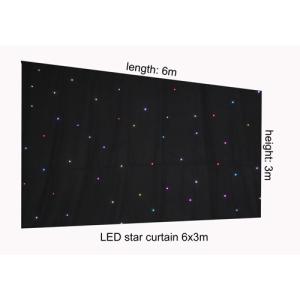 Wholesale Wholesale LED Star Curtain Cloth Lighting RGB for Wedding or Event Stage Decoration from china suppliers