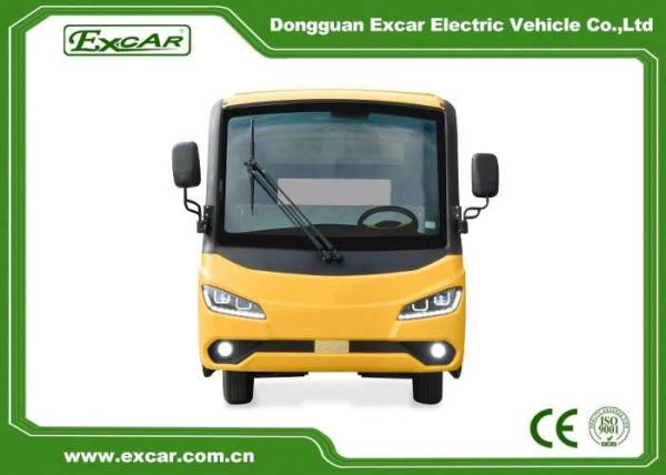 Lithium Ion / PP Battery Electric Tourist Bus With Door And Varies Interior