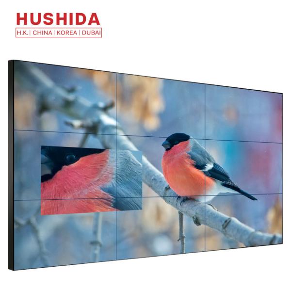 1920*1080 Resolution Video Wall Display Monitors 3.5mm 49 Inch Anti Glare