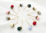 2.5*2 Cm Mini Wool Balls , Wool Garland Balls For Christmas Decoration
