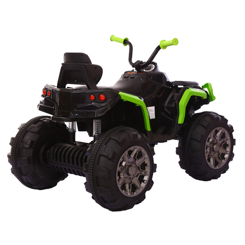 Unisex 12V Electric Ride On Car For Kids To Drive ATV with All-Terrain Oversized Tires