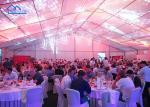 PVC Fabric Party Marquee Tents Fire Prevention For Big Business Stand Garden