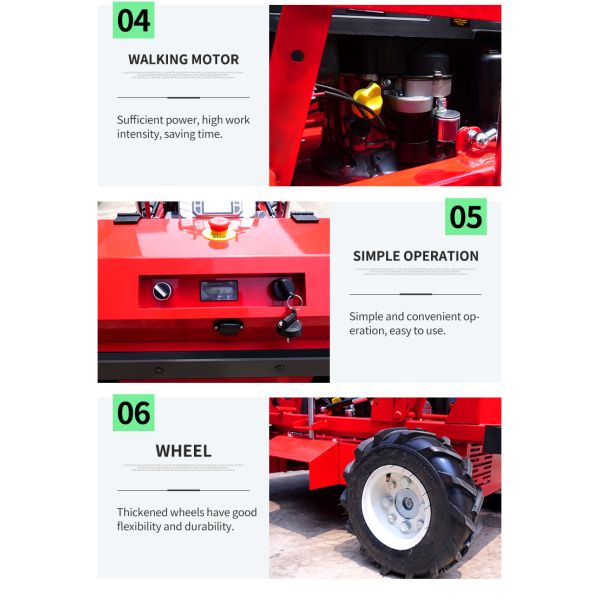 Durable and Long-lasting 4-Stroke Single Cylinder DIY Grade Petrol Powered Wheeled Lawn Mower with Grass Box and 9.5HP