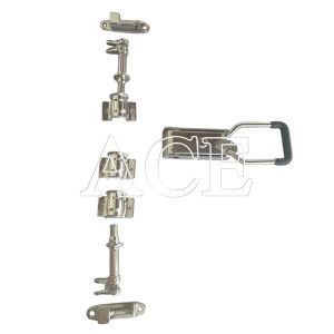 Wholesale 304 Stainless Steel Truck Body Parts Full Set of 22mm Pipe Polished Truck Container Door Locks for Customized Locking Rod Length from china suppliers