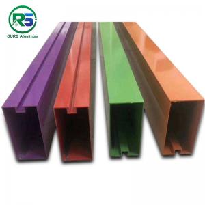 Wholesale Decorative Multicolor Suspended Ceiling Metal Strips Tile Fireproof Square Tube Strip Ceiling from china suppliers