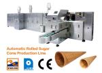 strawberry Flavor Ice Cream Cone Production Line Stainless Steel