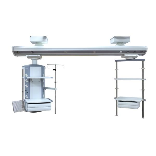 ICU Medical Gas Pendant Equipment , Ceiling Mount Surgical Pendant Apart Dry Wet