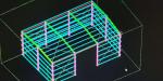 Low Carbon Steel Frame House Construction SCS Corner Arc Shaped