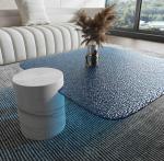 Light Luxury Marble Round Coffee Table Creative Living Room High End Designer