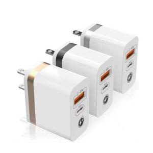 Wholesale 5V 2.4A Iphone 18W Charger QC 3.0 PD 3.0 USB Type C US Plug from china suppliers