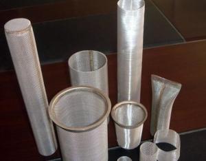 Wholesale Durable Stainless Steel Filter Tube 200mm Height Mesh Size Range 1-500 Mesh from china suppliers