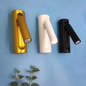 Wholesale Adjustable Wall Mounted LED Lamps Bedside Black Gold Rohs Approved from china suppliers