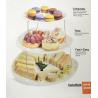 Buy cheap Fruit Three Tier Serving Tray Twistfold Cake Party Plates ECO Friendly from wholesalers
