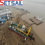 Hydraulic Wheel Bucket Dredger for River Sand Discharge Pipe Diameter 200mm