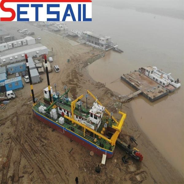 800m3-20000m3 Water Flow Wheel Bucket Gravel Dredger QHWBD-45 with Hydraulic