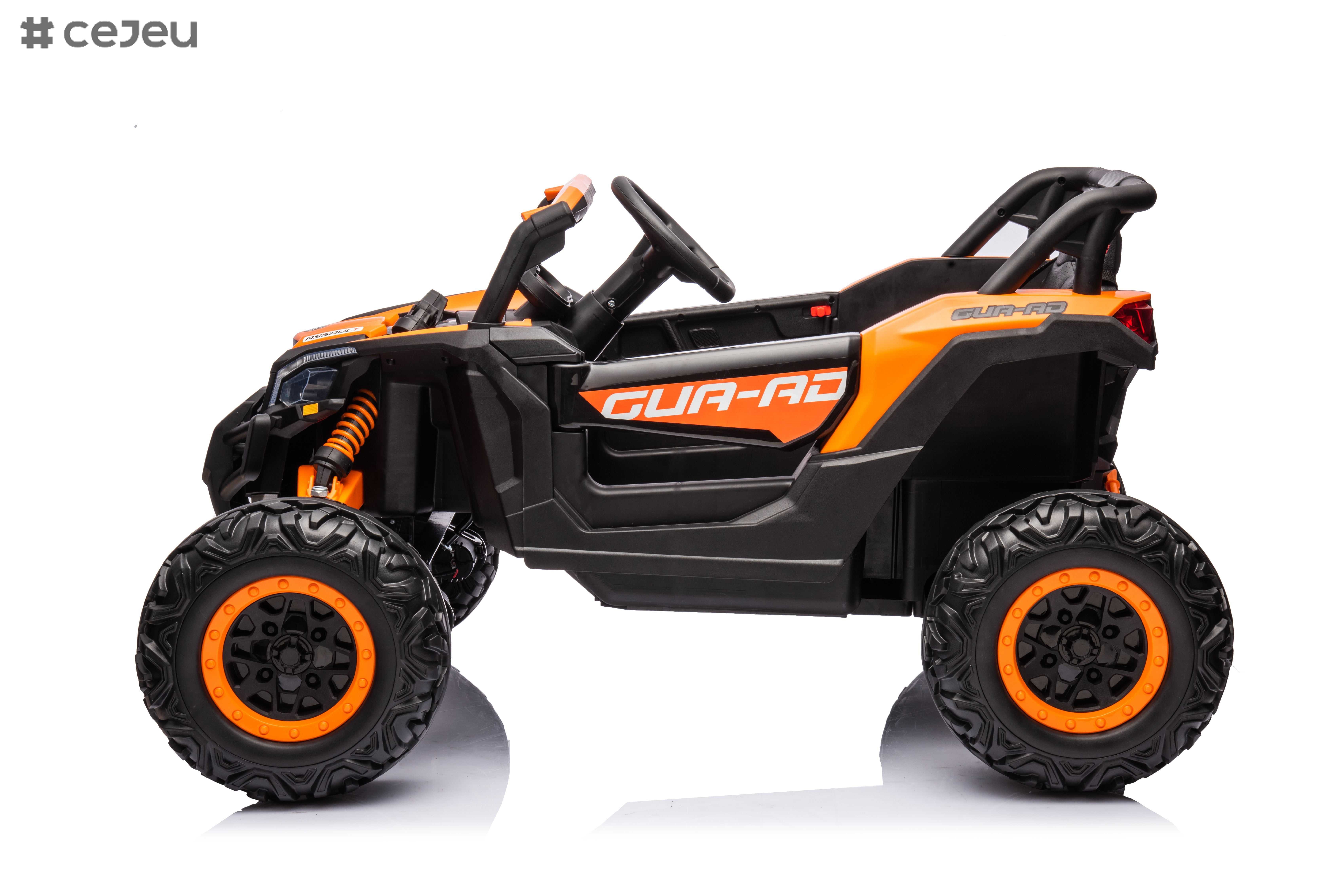 12V Battery Powered Ride on UTV w/ Remote Control, Adjustable Speed & Storage Trunk, Electric Toy Car for Kids